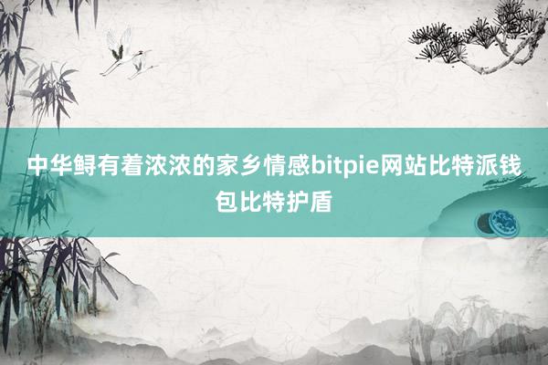 中华鲟有着浓浓的家乡情感bitpie网站比特派钱包比特护盾