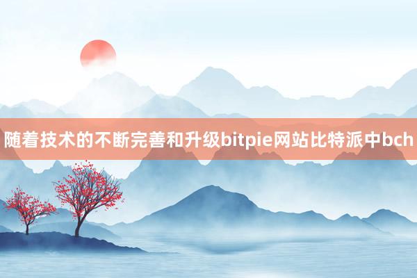 随着技术的不断完善和升级bitpie网站比特派中bch