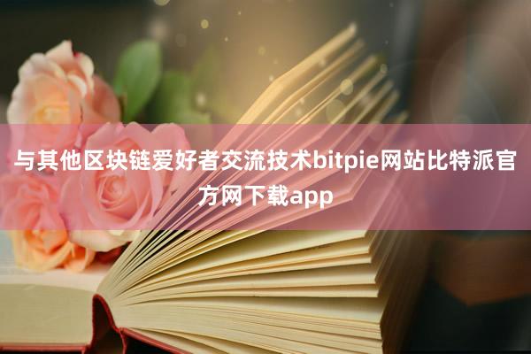 与其他区块链爱好者交流技术bitpie网站比特派官方网下载app