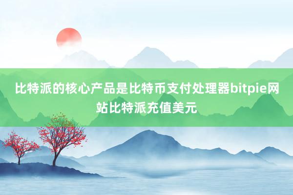 比特派的核心产品是比特币支付处理器bitpie网站比特派充值美元