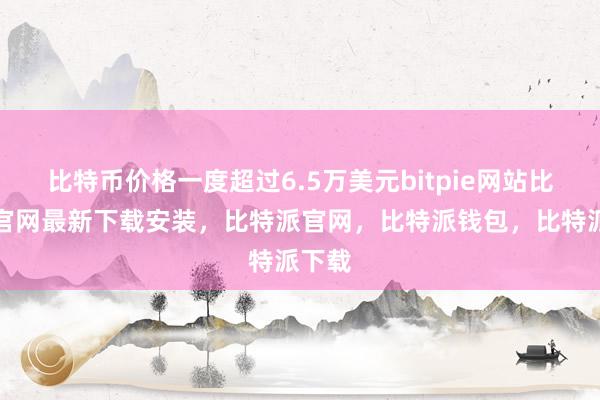 比特币价格一度超过6.5万美元bitpie网站比特派官网最新下载安装，比特派官网，比特派钱包，比特派下载