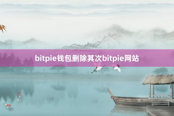 bitpie钱包删除其次bitpie网站