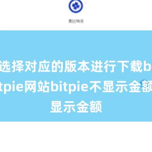 选择对应的版本进行下载bitpie网站bitpie不显示金额