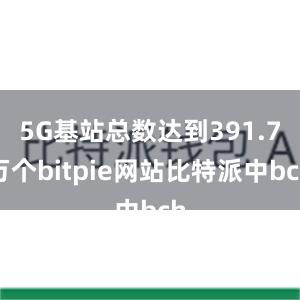 5G基站总数达到391.7万个bitpie网站比特派中bch