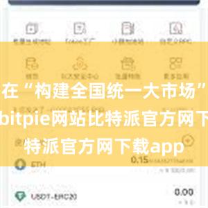 在“构建全国统一大市场”一节中bitpie网站比特派官方网下载app