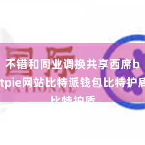 不错和同业调换共享西席bitpie网站比特派钱包比特护盾