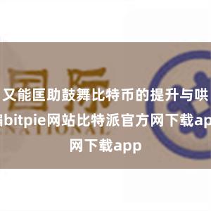 又能匡助鼓舞比特币的提升与哄骗bitpie网站比特派官方网下载app