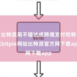 比特派用不错达成跨境支付和转账bitpie网站比特派官方网下载app