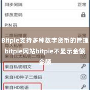 Bitpie支持多种数字货币的管理bitpie网站bitpie不显示金额